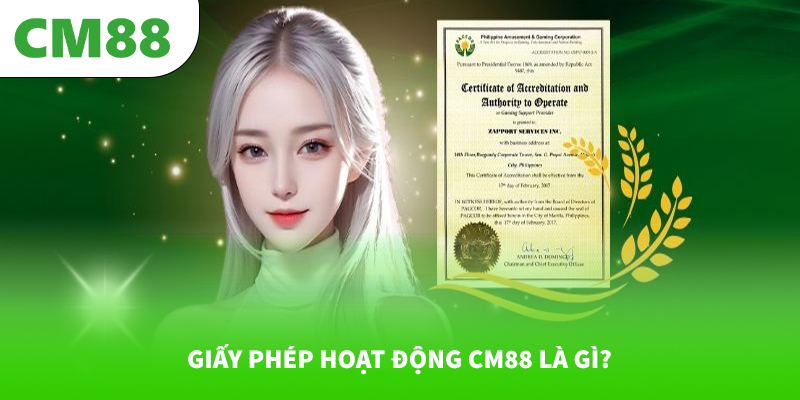 Giấy phép hoạt động CM88 là gì?